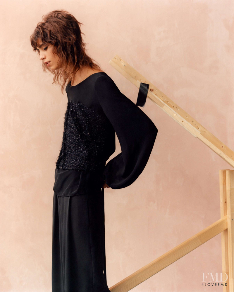 Mica Arganaraz featured in  the Zara lookbook for Fall 2021