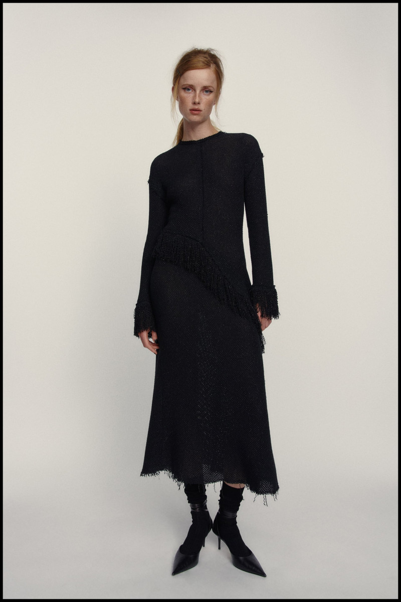 Rianne Van Rompaey featured in  the Zara lookbook for Fall 2021