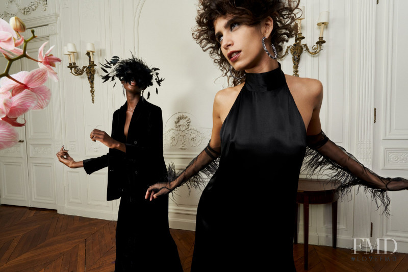 Mica Arganaraz featured in  the Zara advertisement for Winter 2021