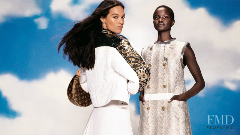 Akon Changkou featured in  the Louis Vuitton advertisement for Cruise 2022