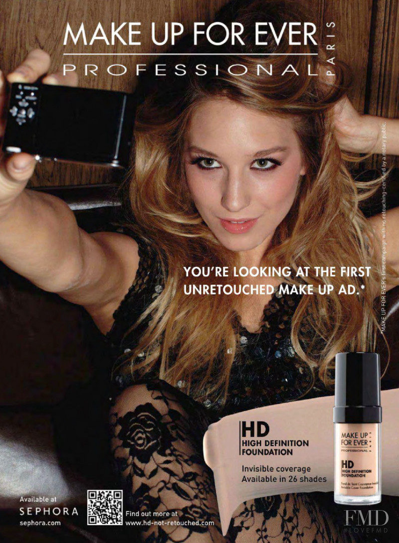 Make Up For Ever advertisement for Spring/Summer 2011