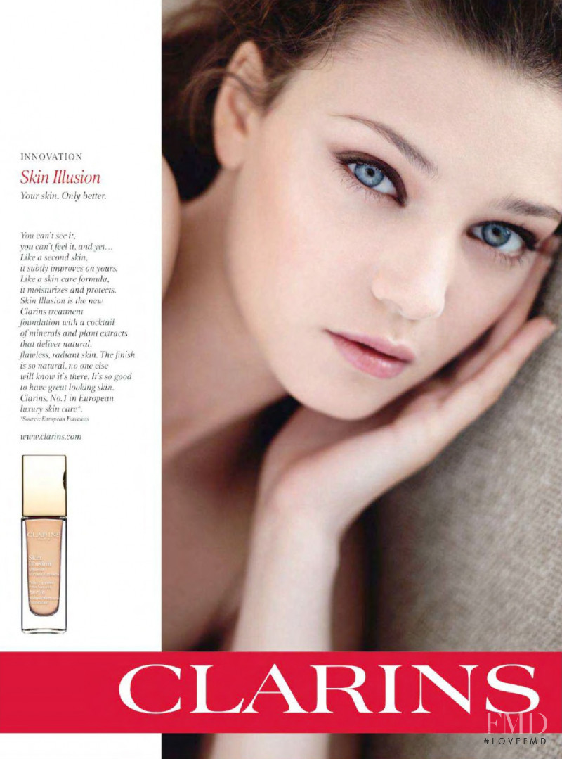 Clarins advertisement for Spring/Summer 2011