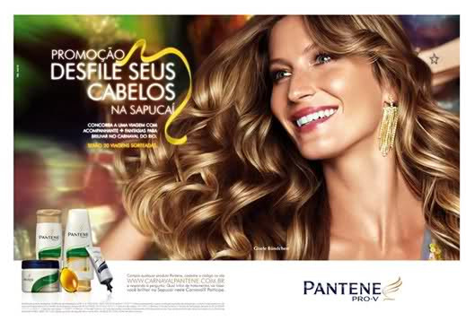 Gisele Bundchen featured in  the Pantene advertisement for Spring/Summer 2011