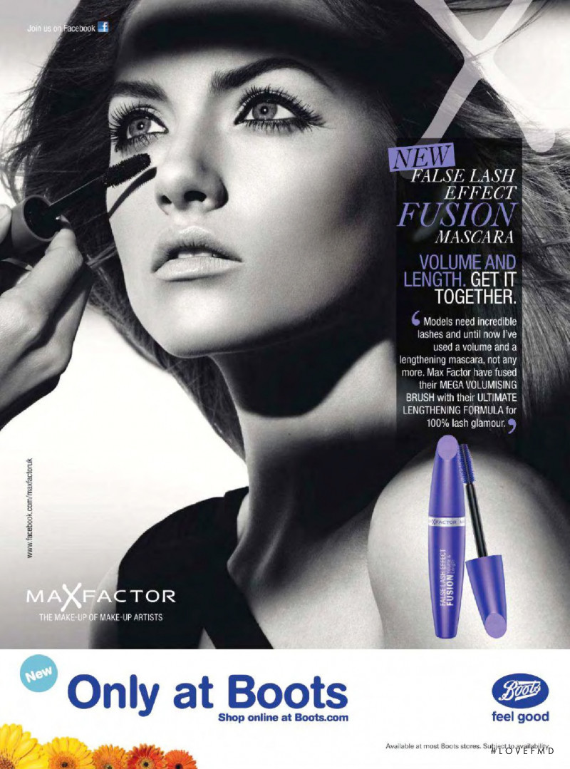 Max Factor advertisement for Spring/Summer 2011