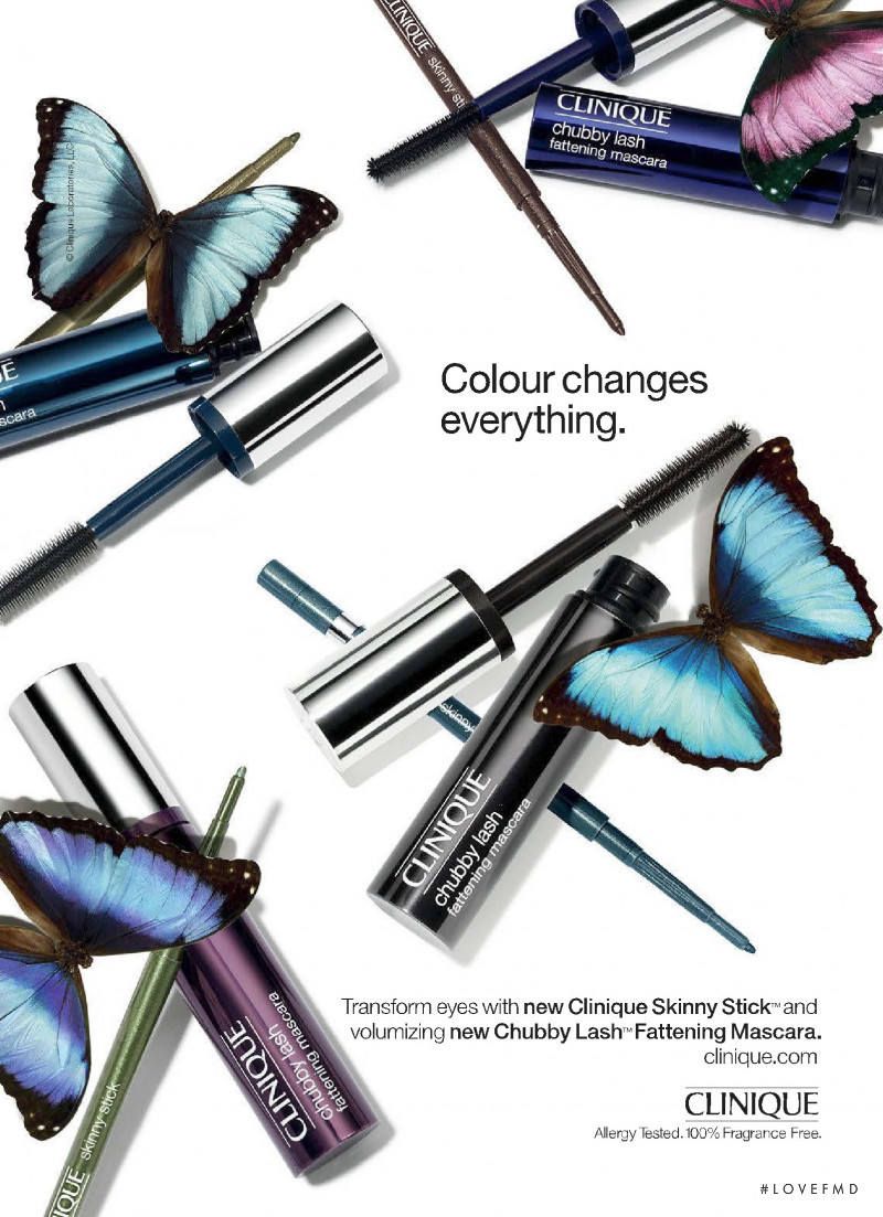 Clinique advertisement for Autumn/Winter 2015