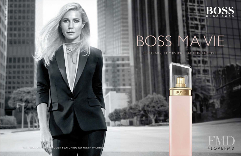 Gwyneth Paltrow featured in  the Boss by Hugo Boss Boss Ma Vie Fragrance advertisement for Spring/Summer 2015