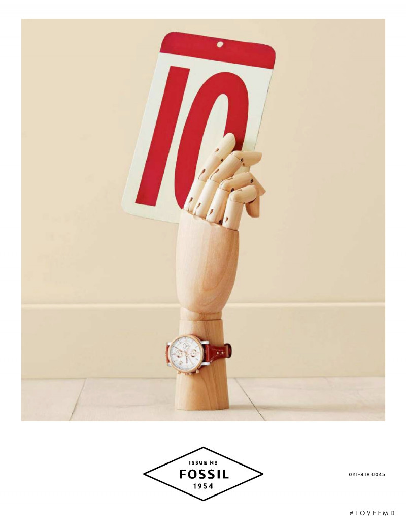 Fossil advertisement for Autumn/Winter 2015