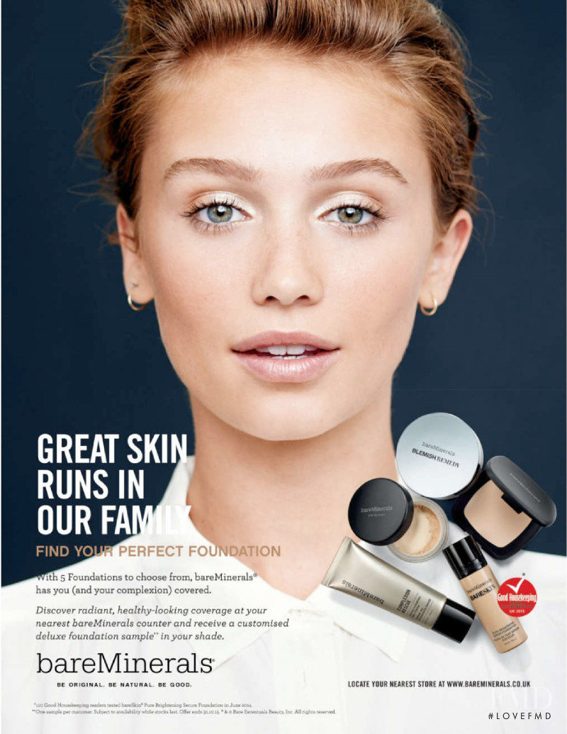 bareMinerals advertisement for Autumn/Winter 2015