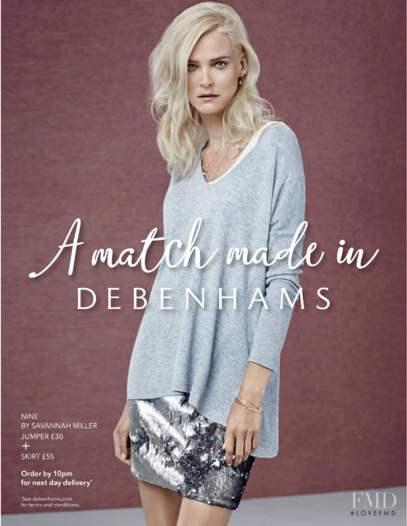 Debenhams advertisement for Autumn/Winter 2015