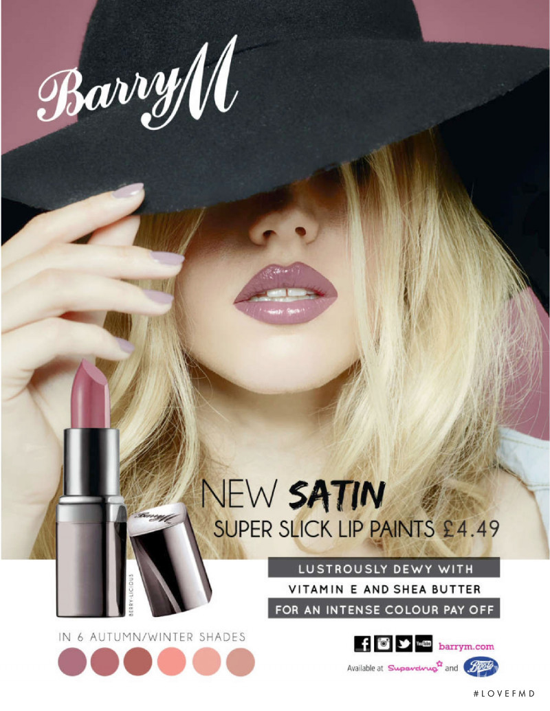 BarryM advertisement for Autumn/Winter 2015