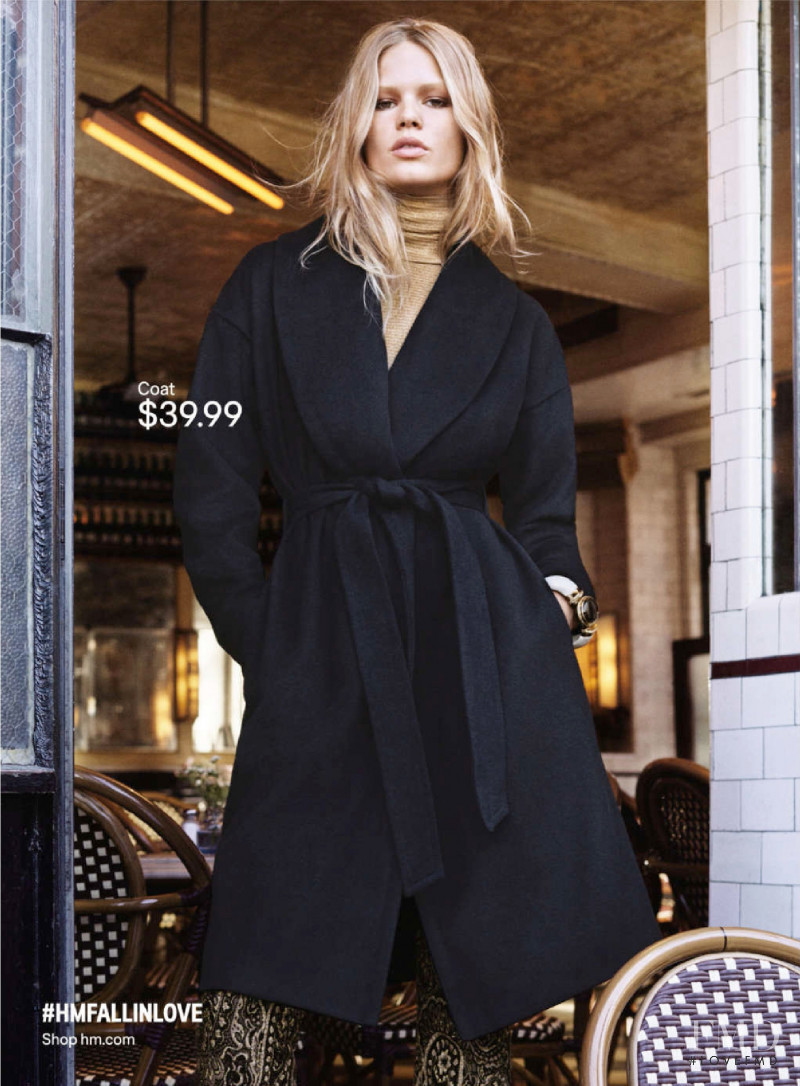 Anna Ewers featured in  the H&M advertisement for Autumn/Winter 2015