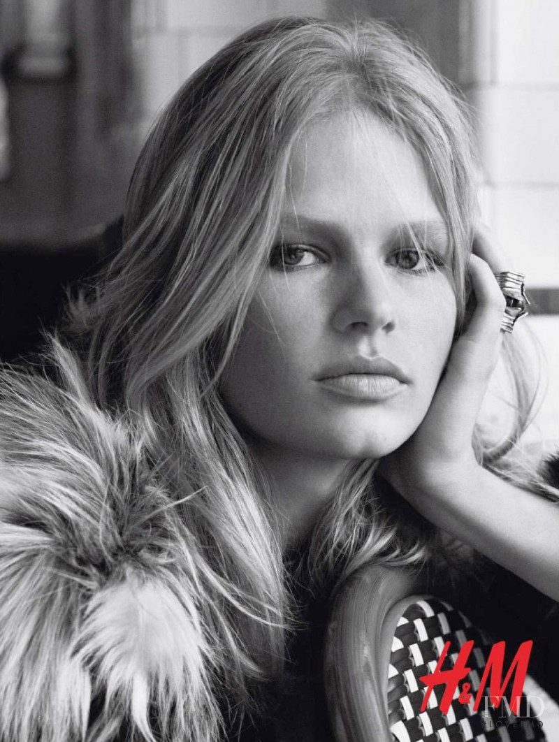 Anna Ewers featured in  the H&M advertisement for Autumn/Winter 2015