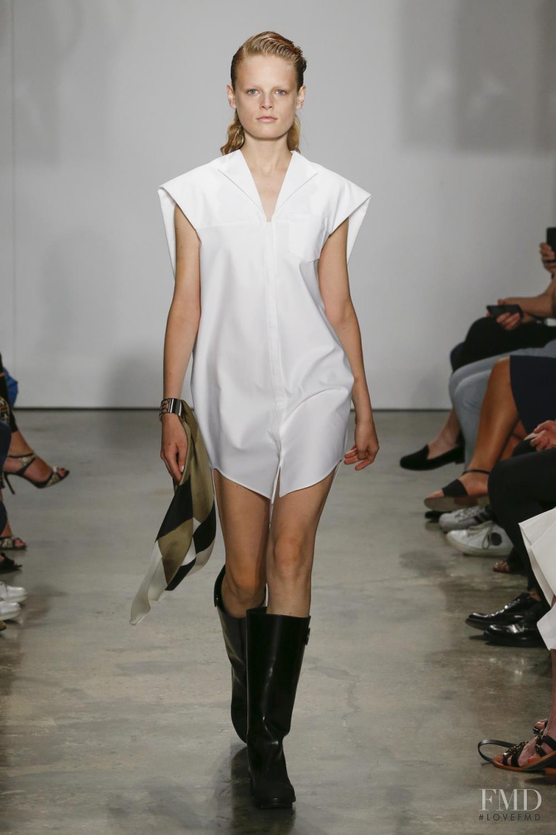 Hanne Gaby Odiele featured in  the Balenciaga fashion show for Resort 2015