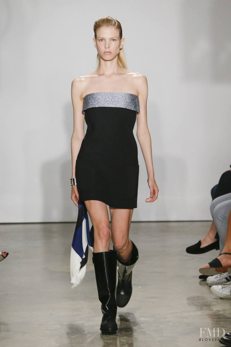 Lina Berg featured in  the Balenciaga fashion show for Resort 2015