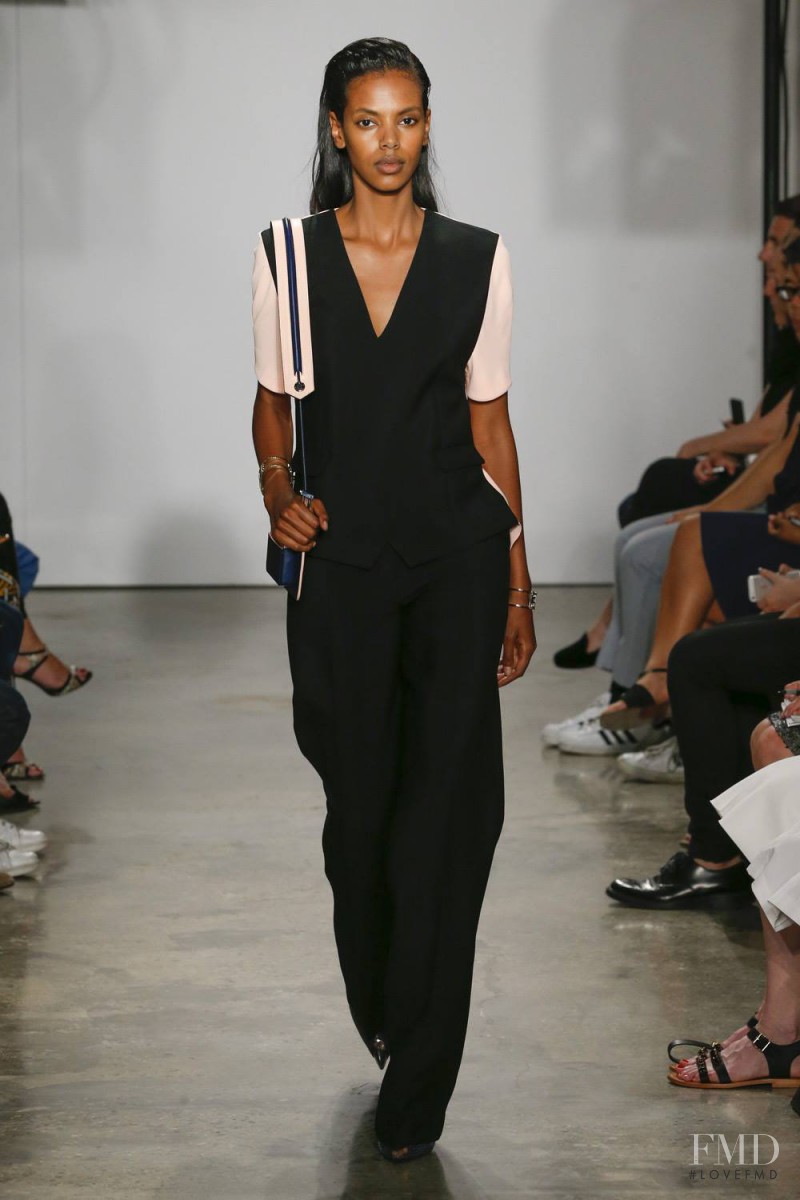 Grace Mahary featured in  the Balenciaga fashion show for Resort 2015