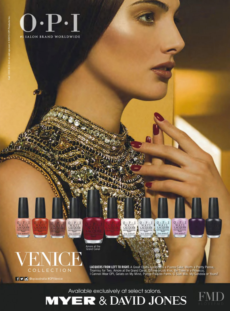 OPI Nail advertisement for Autumn/Winter 2015