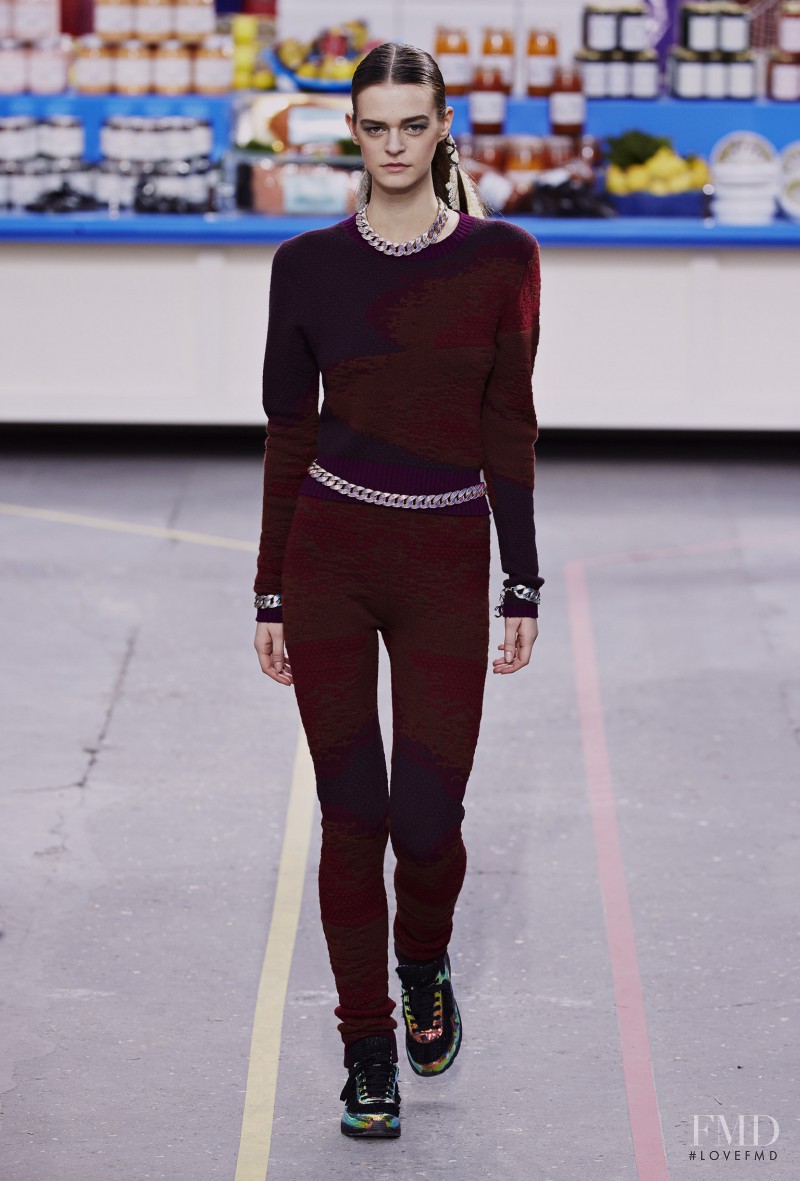 Brogan Loftus featured in  the Chanel fashion show for Autumn/Winter 2014