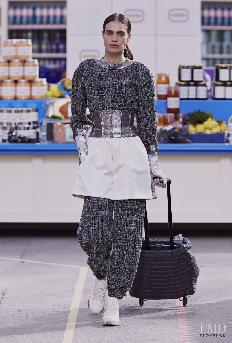 Constanza Saravia featured in  the Chanel fashion show for Autumn/Winter 2014
