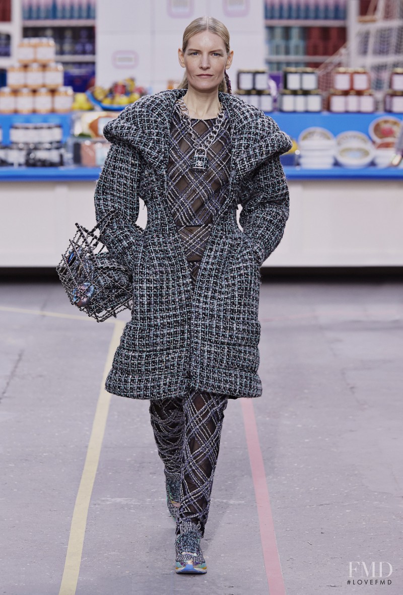 Kirsten Owen featured in  the Chanel fashion show for Autumn/Winter 2014