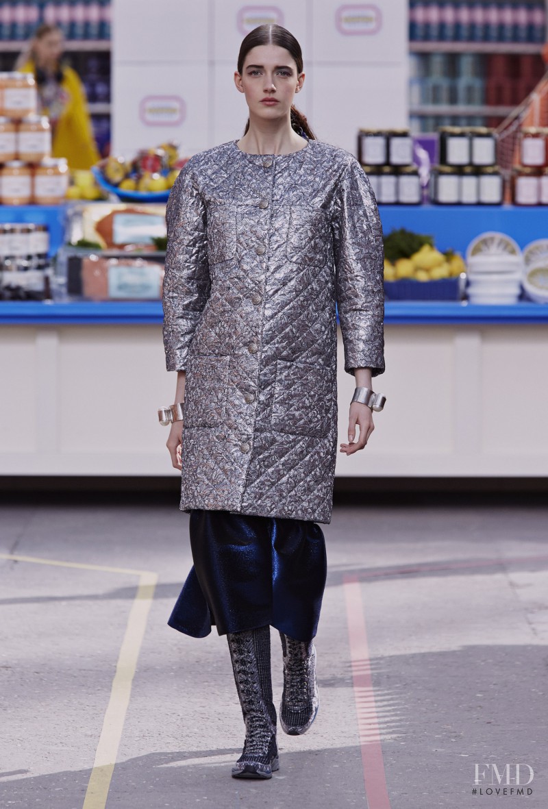 Josephine van Delden featured in  the Chanel fashion show for Autumn/Winter 2014