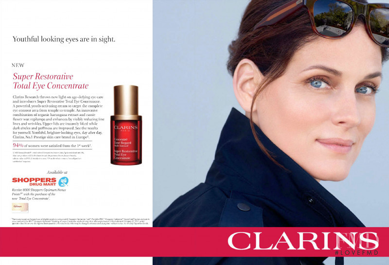 Clarins advertisement for Spring/Summer 2015