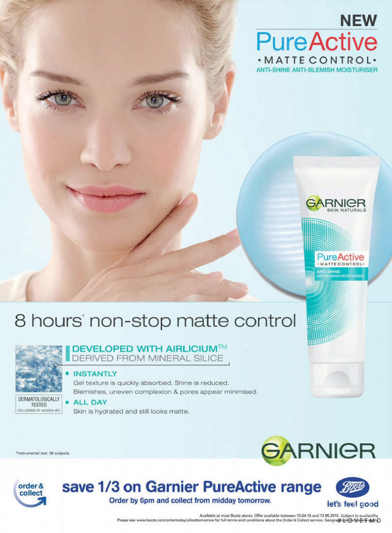 Garnier advertisement for Spring/Summer 2015