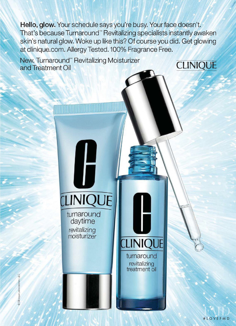 Clinique advertisement for Spring/Summer 2015