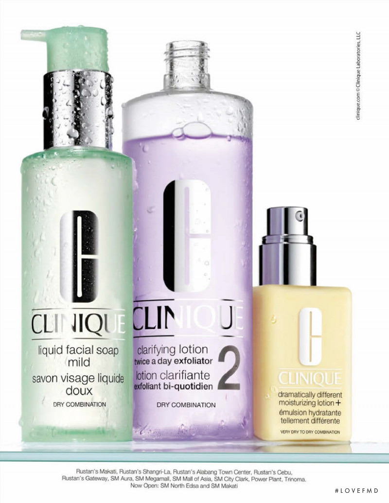 Clinique advertisement for Spring/Summer 2015