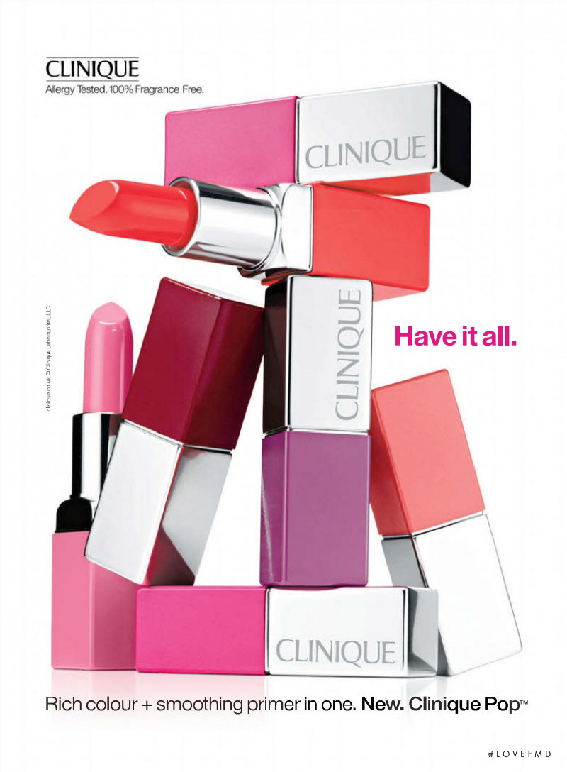 Clinique advertisement for Spring/Summer 2015