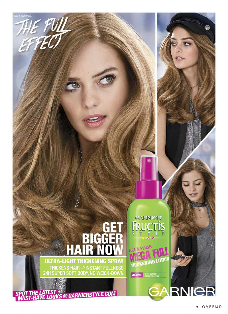 Garnier advertisement for Spring/Summer 2015