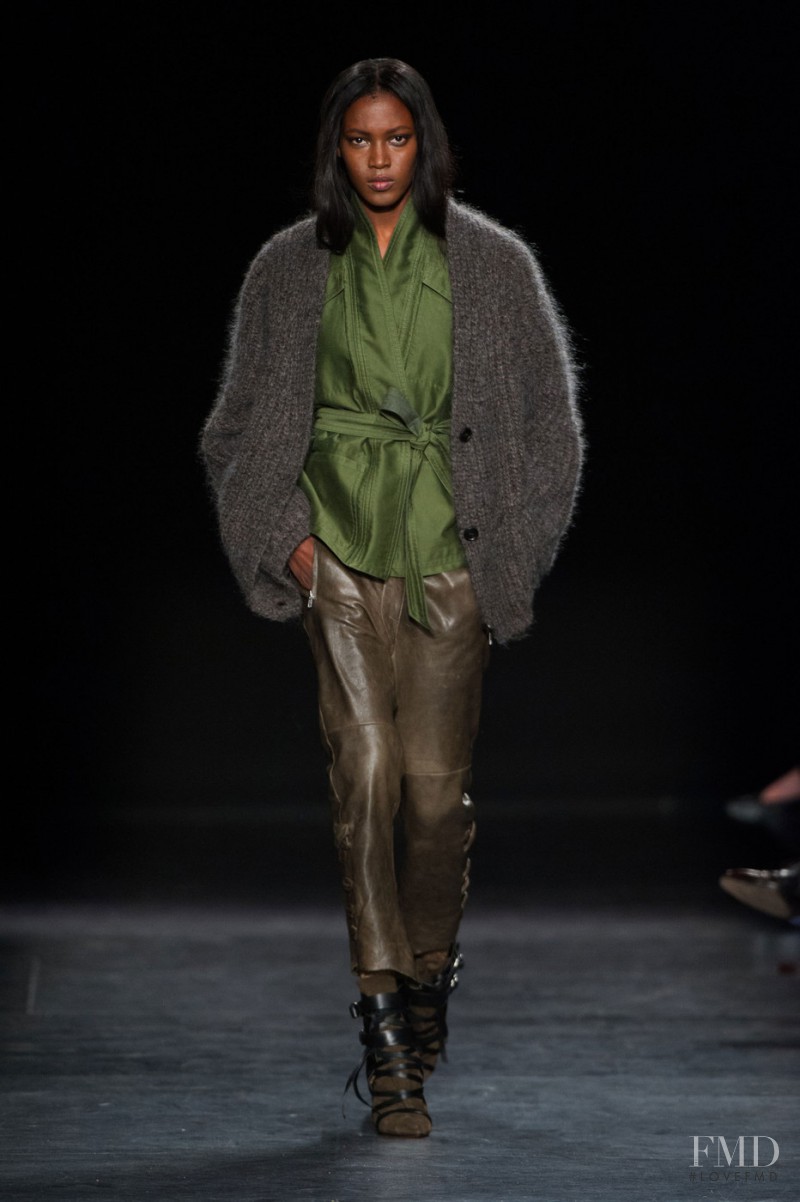 Kai Newman featured in  the Isabel Marant fashion show for Autumn/Winter 2014