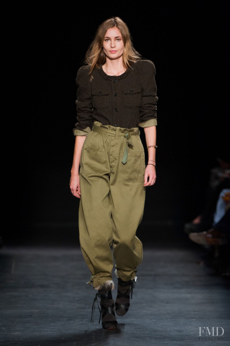 Nadja Bender featured in  the Isabel Marant fashion show for Autumn/Winter 2014