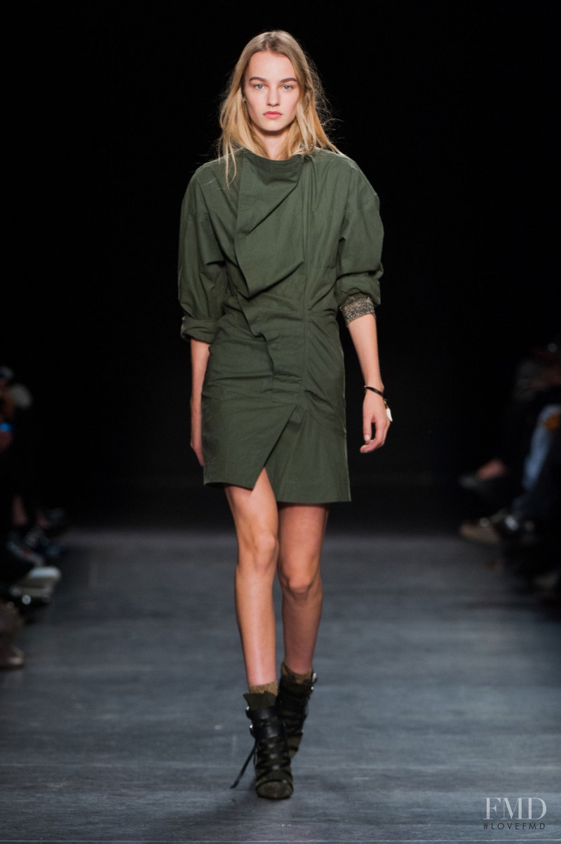 Maartje Verhoef featured in  the Isabel Marant fashion show for Autumn/Winter 2014