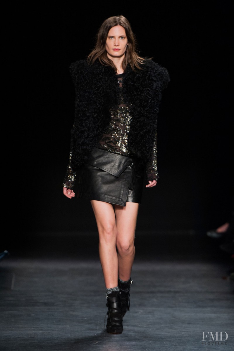 Drake Burnette featured in  the Isabel Marant fashion show for Autumn/Winter 2014