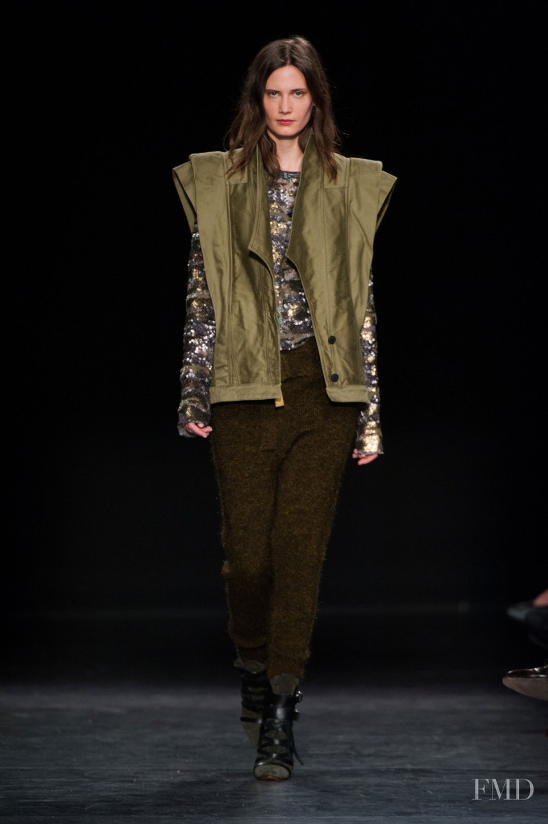 Drake Burnette featured in  the Isabel Marant fashion show for Autumn/Winter 2014