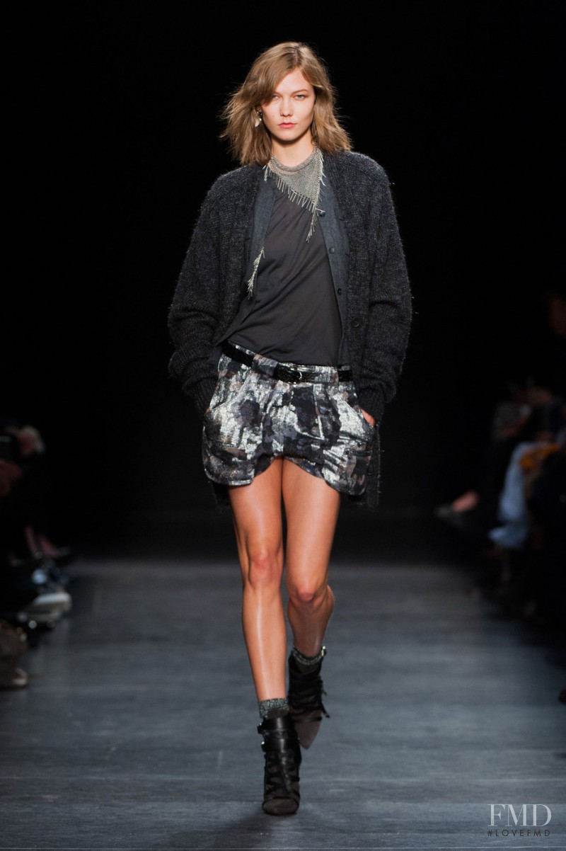 Karlie Kloss featured in  the Isabel Marant fashion show for Autumn/Winter 2014