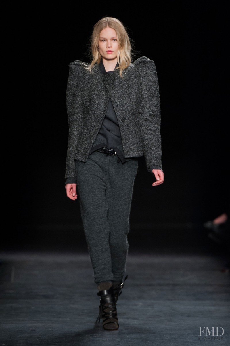 Anna Ewers featured in  the Isabel Marant fashion show for Autumn/Winter 2014