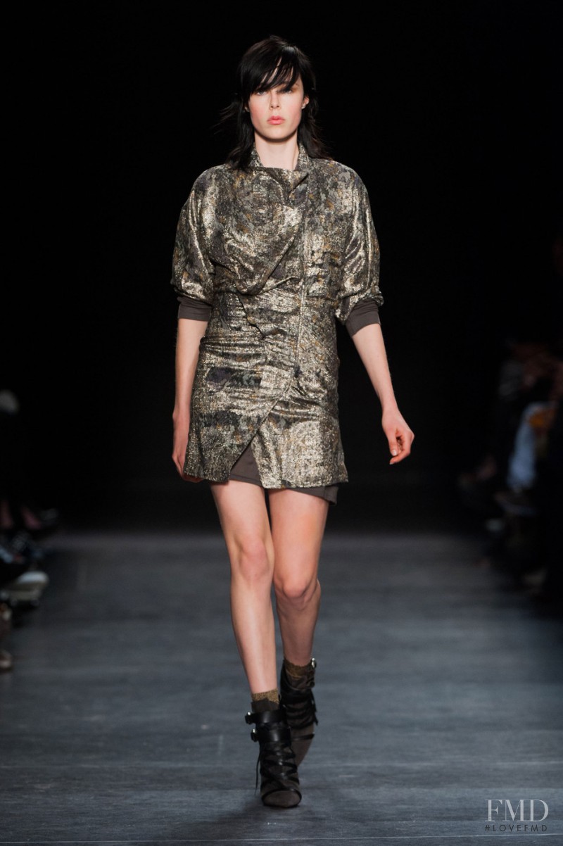 Edie Campbell featured in  the Isabel Marant fashion show for Autumn/Winter 2014