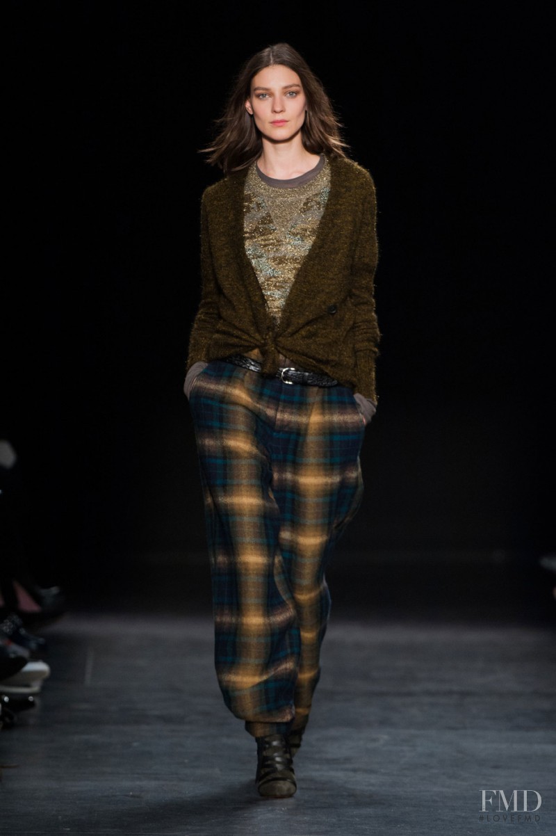 Kati Nescher featured in  the Isabel Marant fashion show for Autumn/Winter 2014