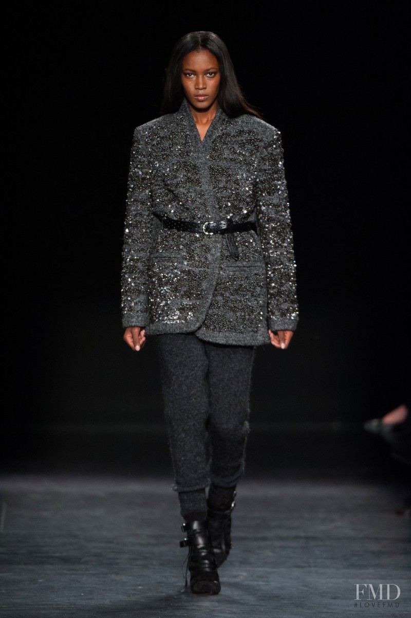 Kai Newman featured in  the Isabel Marant fashion show for Autumn/Winter 2014