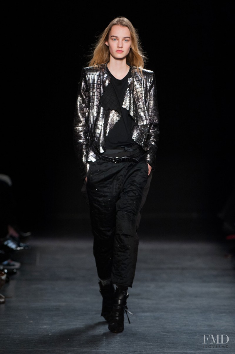 Maartje Verhoef featured in  the Isabel Marant fashion show for Autumn/Winter 2014