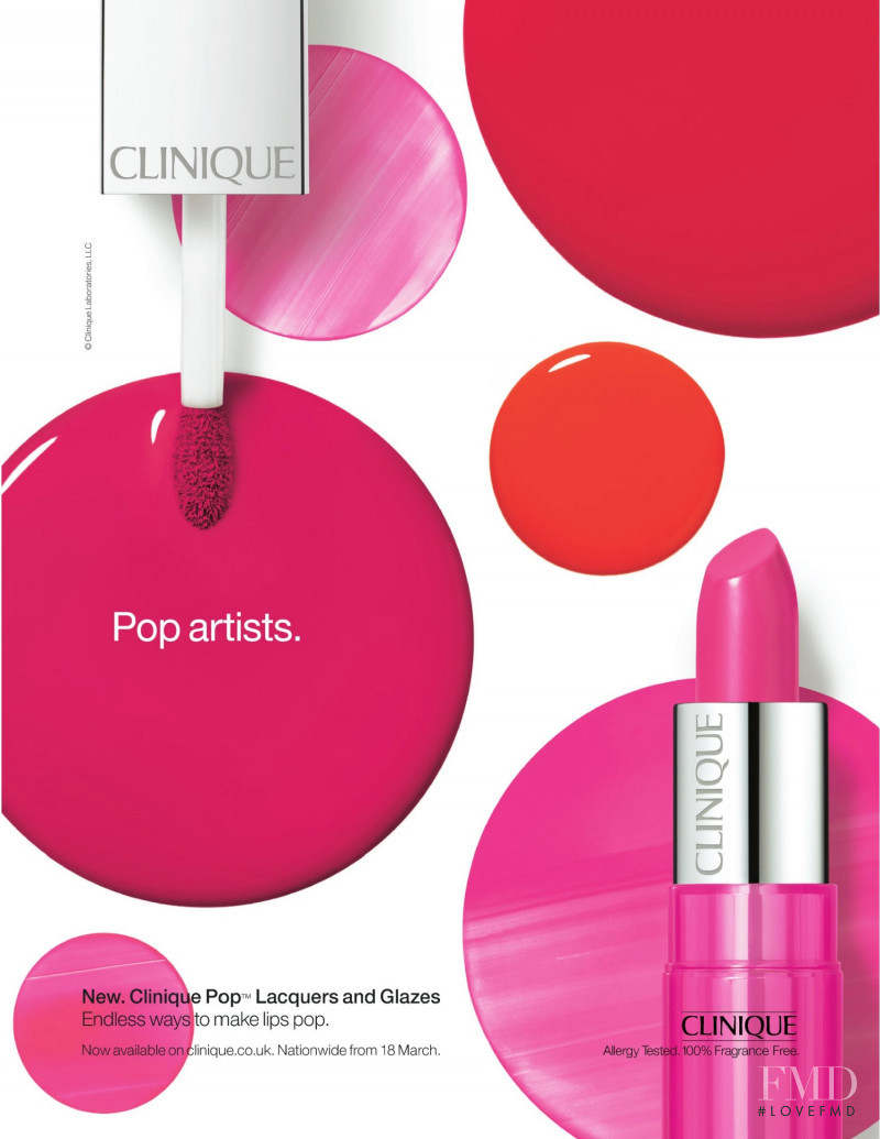 Clinique advertisement for Spring/Summer 2016