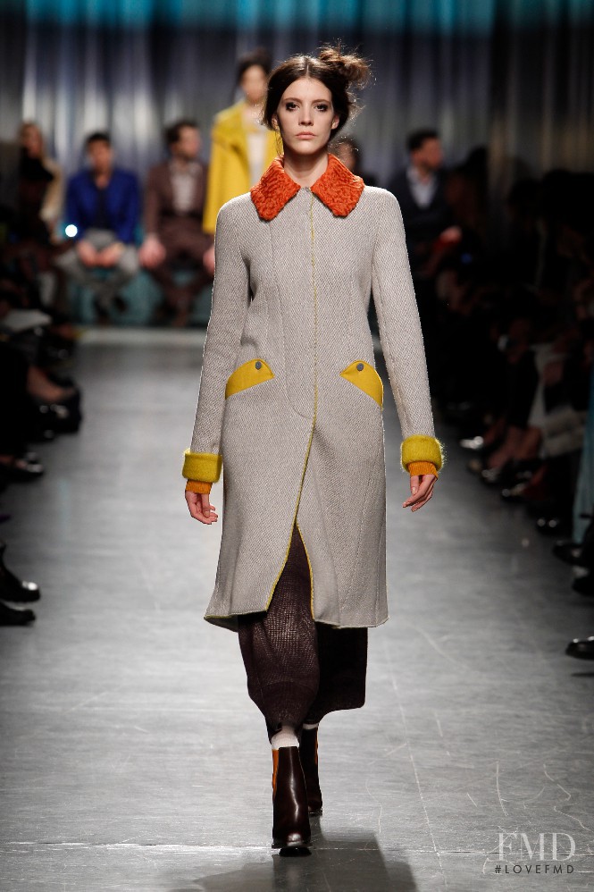 Carla Ciffoni featured in  the Missoni fashion show for Autumn/Winter 2014