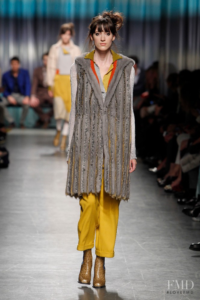 Helena Severin featured in  the Missoni fashion show for Autumn/Winter 2014