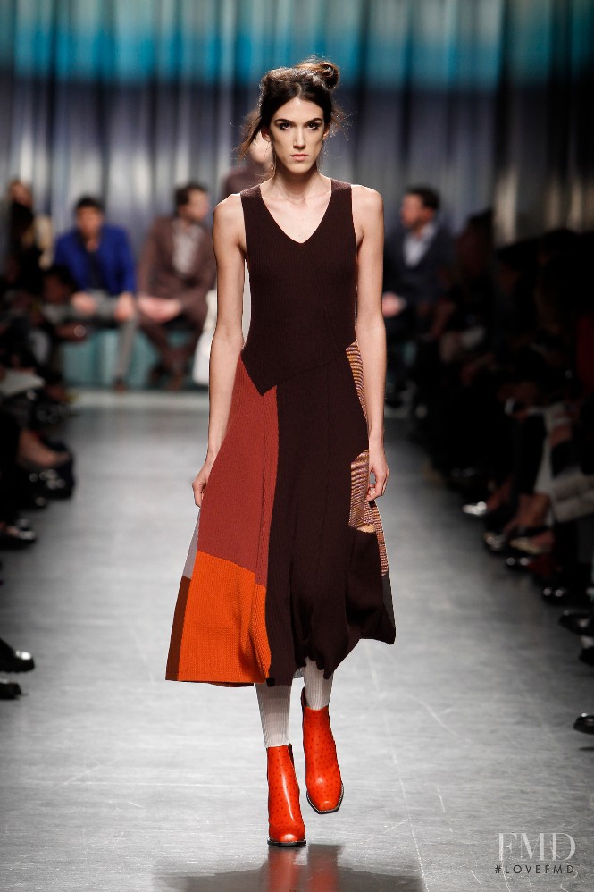 Ana Buljevic featured in  the Missoni fashion show for Autumn/Winter 2014