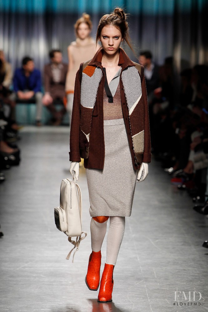 Maggie Jablonski featured in  the Missoni fashion show for Autumn/Winter 2014