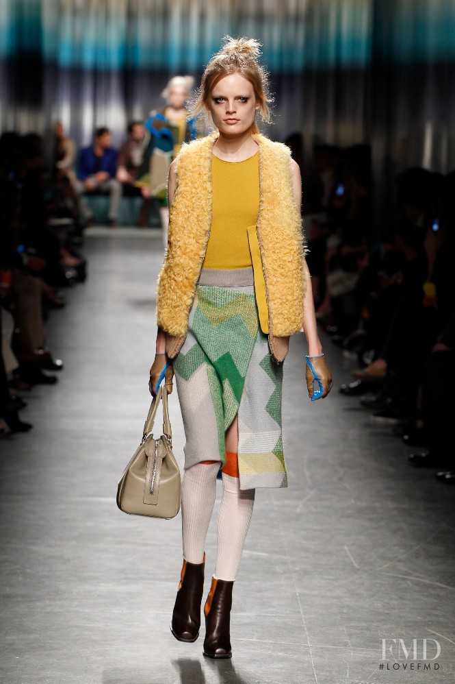 Hanne Gaby Odiele featured in  the Missoni fashion show for Autumn/Winter 2014