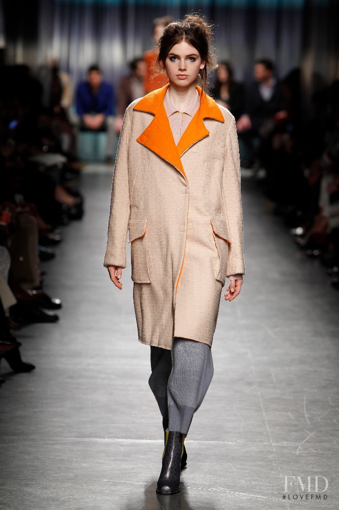 Irma Spies featured in  the Missoni fashion show for Autumn/Winter 2014
