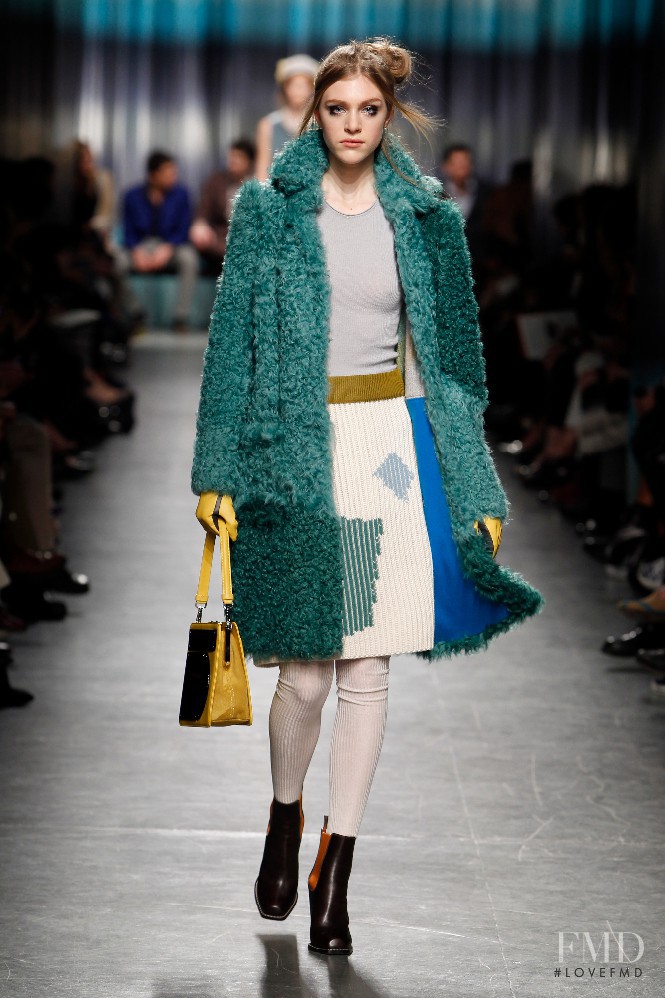 Hedvig Palm featured in  the Missoni fashion show for Autumn/Winter 2014