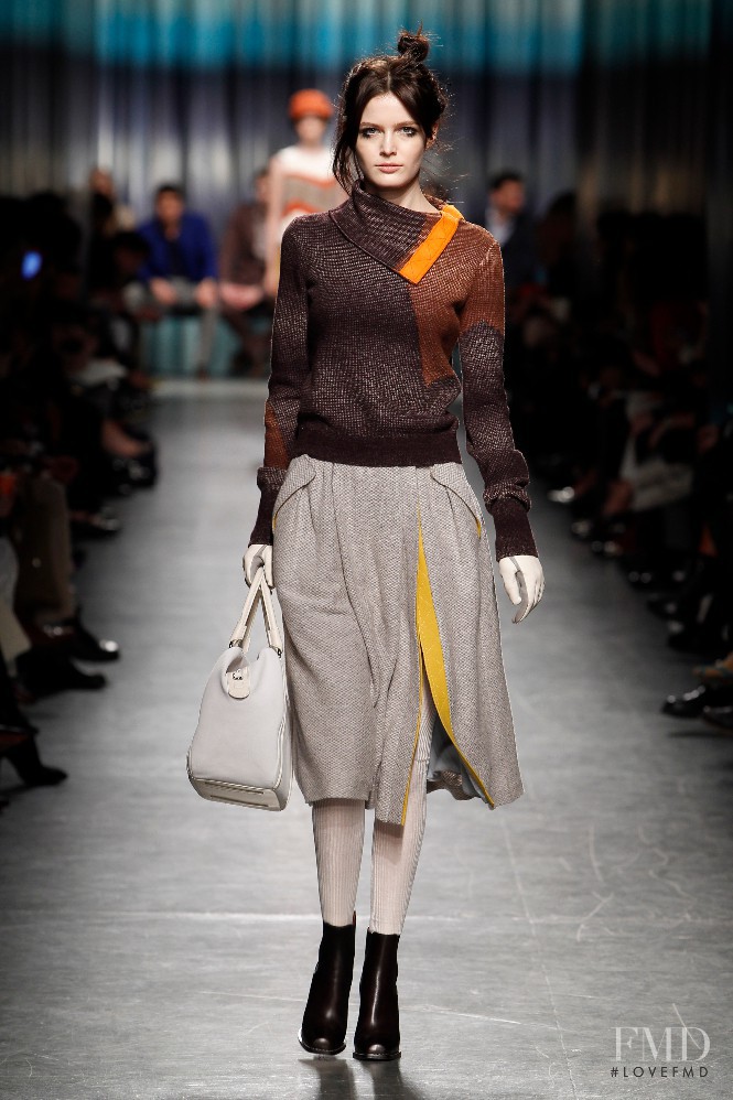 Zlata Mangafic featured in  the Missoni fashion show for Autumn/Winter 2014